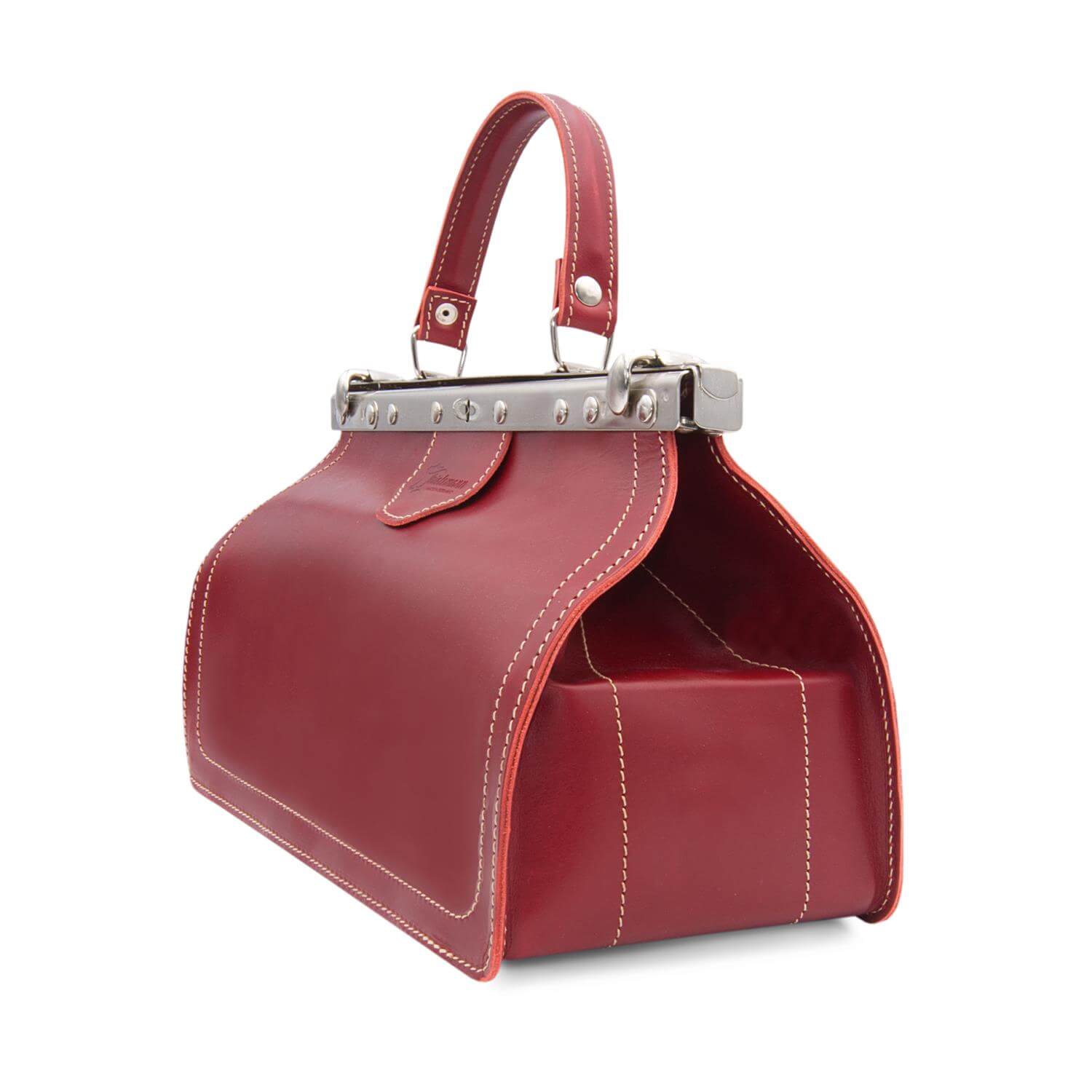 Thielemann Leather Manufacturer - Wholesale Top Handle Bag - Women's - “Santa Maria” doctor bag with leather pockets10