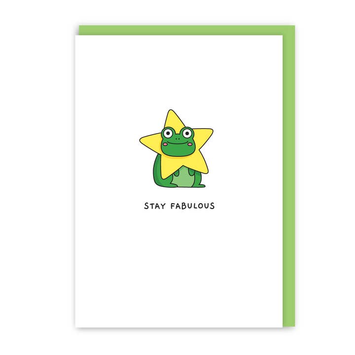 Stay Fabulous Card for wholesale by In Real Life