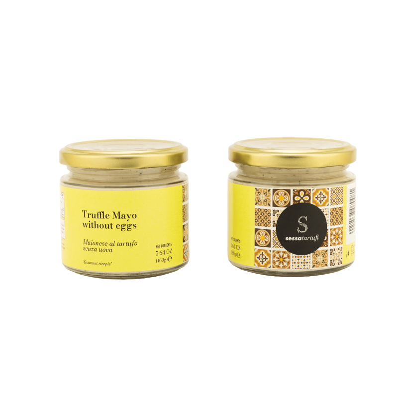 Naomi's Happy Place Shop - Wholesale Sauce - Vegan Truffle Mayo - Case of 12 Jars (6 oz. each)3