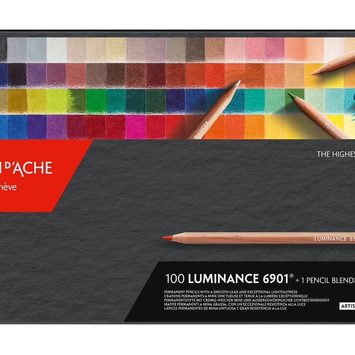 Caran d'Ache - Wholesale Colored Pencil - Set of 100 Colored Pencils LUMINANCE™ + blenders1