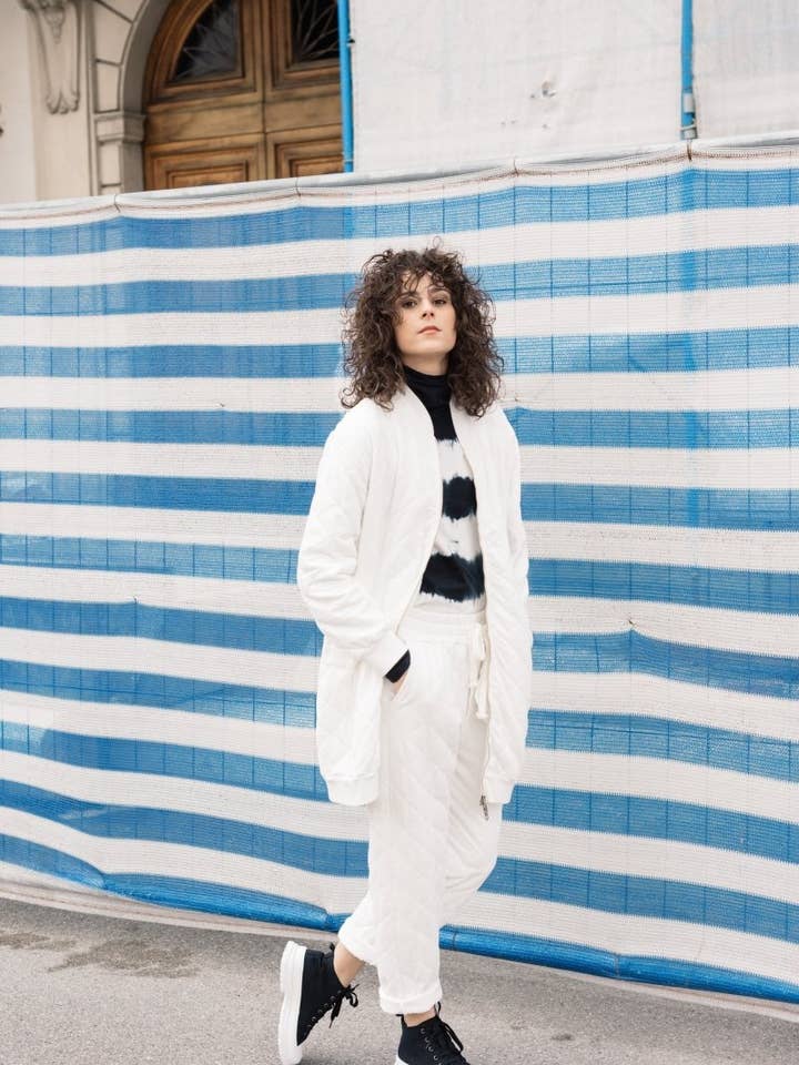 Gewatteerde oversized bomberjack voor wholesale door Baci & Amici Fashion - US Continental