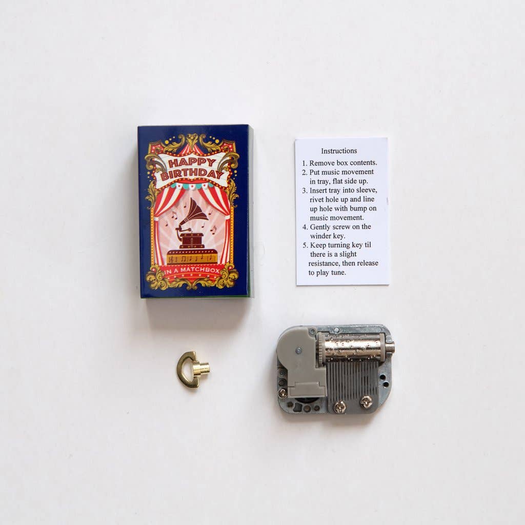 Marvling Bros Ltd - Wholesale Music Box - Kids & Baby - Happy Birthday Music Box In A Matchbox1