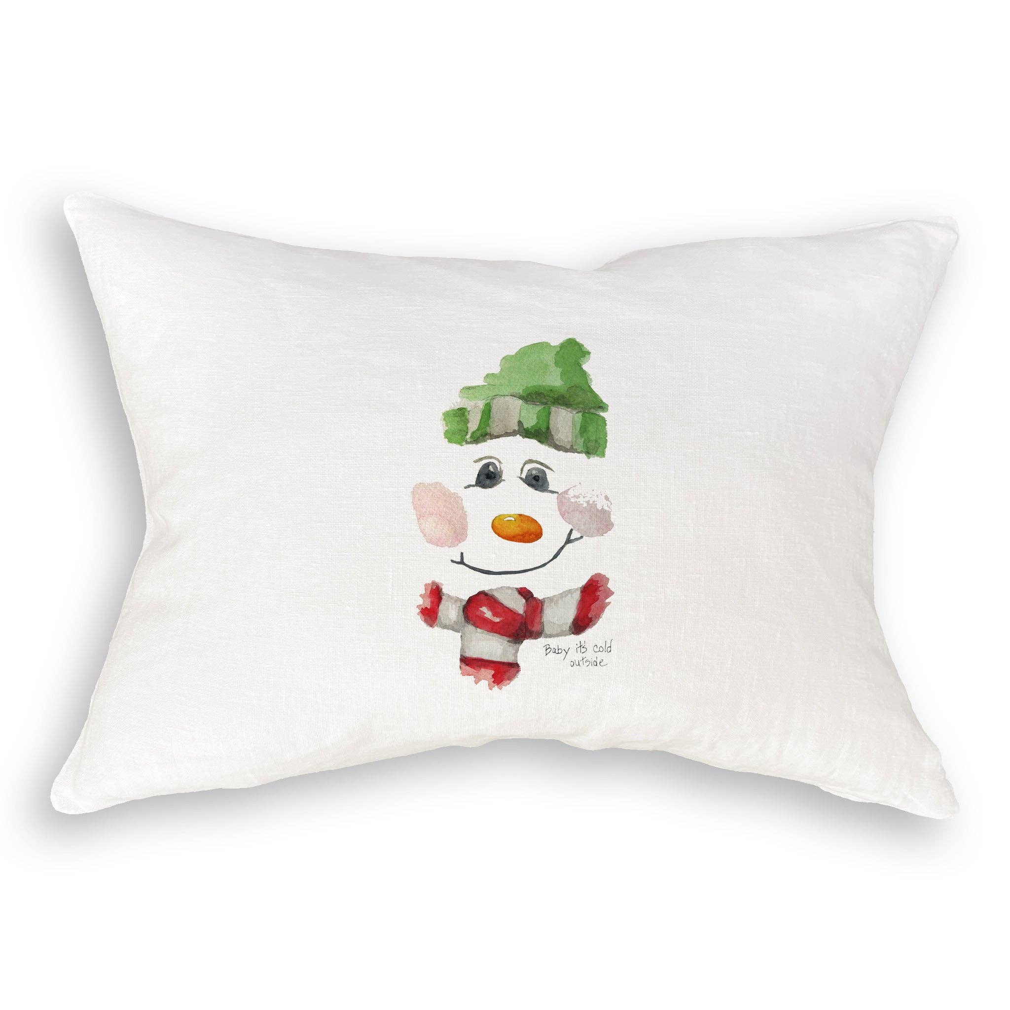 French Graffiti – Toalha de chá por atacado – Cara boneco de neve9