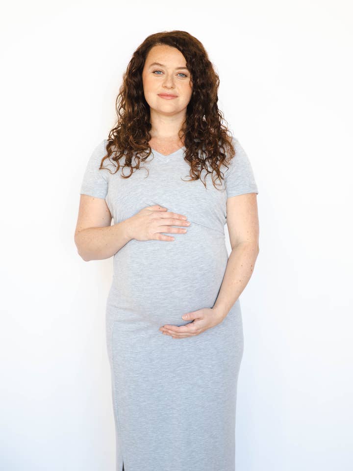 MLM Brand - Wholesale Nursing Dress - Maternity - Everyday Breastfeeding Dress - Navy6