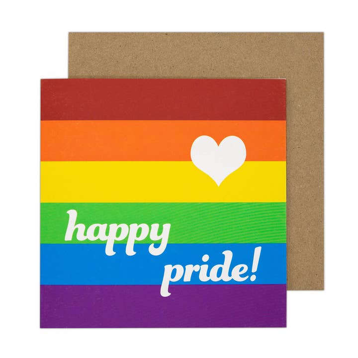 Rainbow Pride Card for wholesale by The Crafter Way