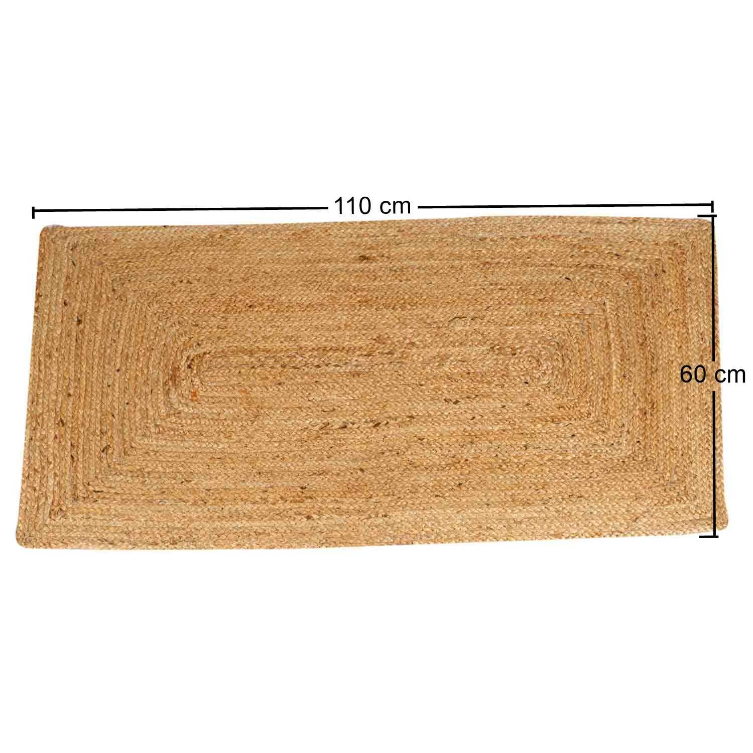 Casa Moro – wholesale Area rug – Esha Natural Jute Rug 80 x 150 cm Rectangular Carpet Runner0