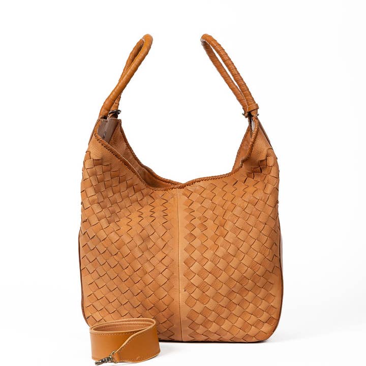 Deux Mains: Haiti Fair Trade - Wholesale Tote Bag - Women's - All Day Leather Tote6