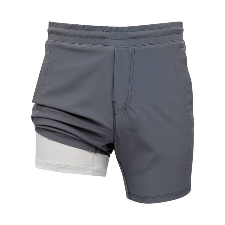 Meripex Apparel - Wholesale Athletic Shorts - Men's - Charcoal Grey Freeballers - Sport Shorts8