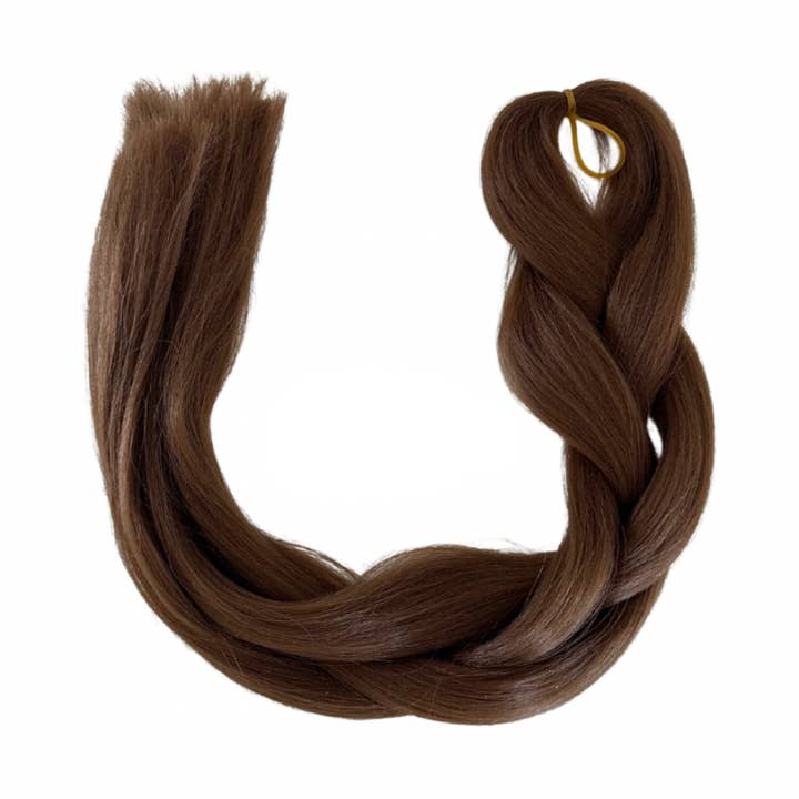 Braiding Hair - Brown - Synthetic 24" / 80g for wholesale by Poppet Locks