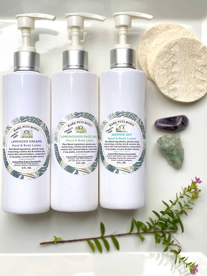 Vegan & Cruelty Free Body Lotion for wholesale by Bare Pits