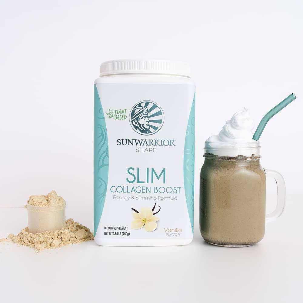 Sunwarrior - Vente Poudres protéinées/superaliments - Boisson au collagène Vanilla SLIM en poudre, sans soja, sans gluten7