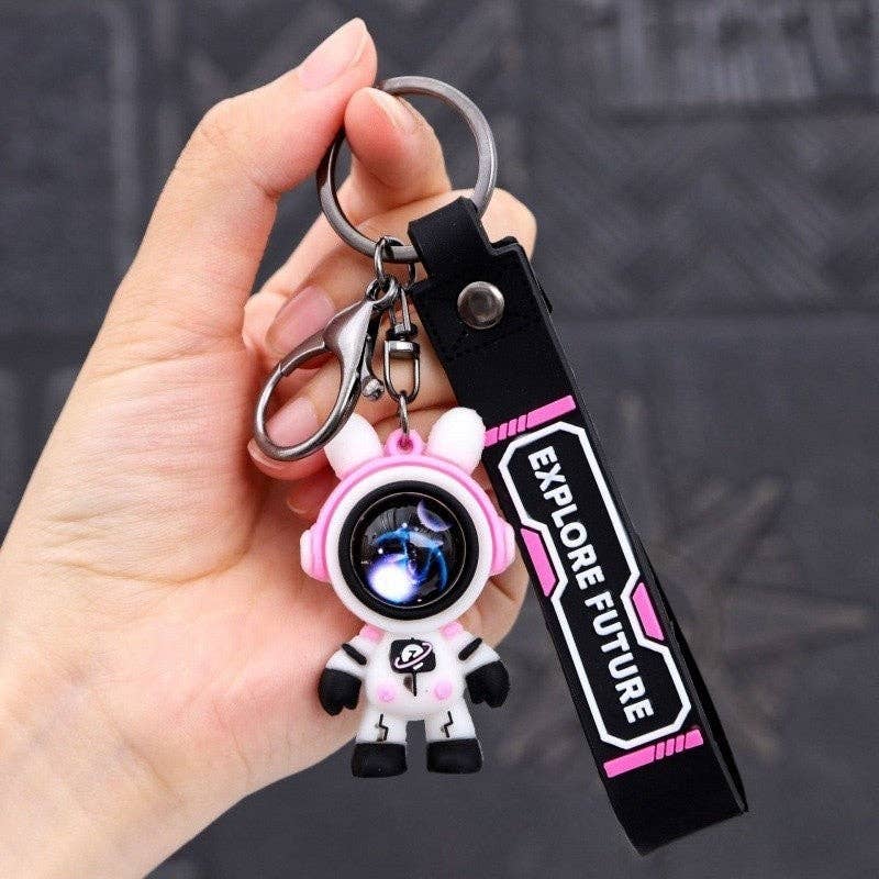 UZ Wholesale Store – wholesale Keychain – Women's – Space Explorer Astronaut Keychain - Unique Space-Themed Bag Charm1