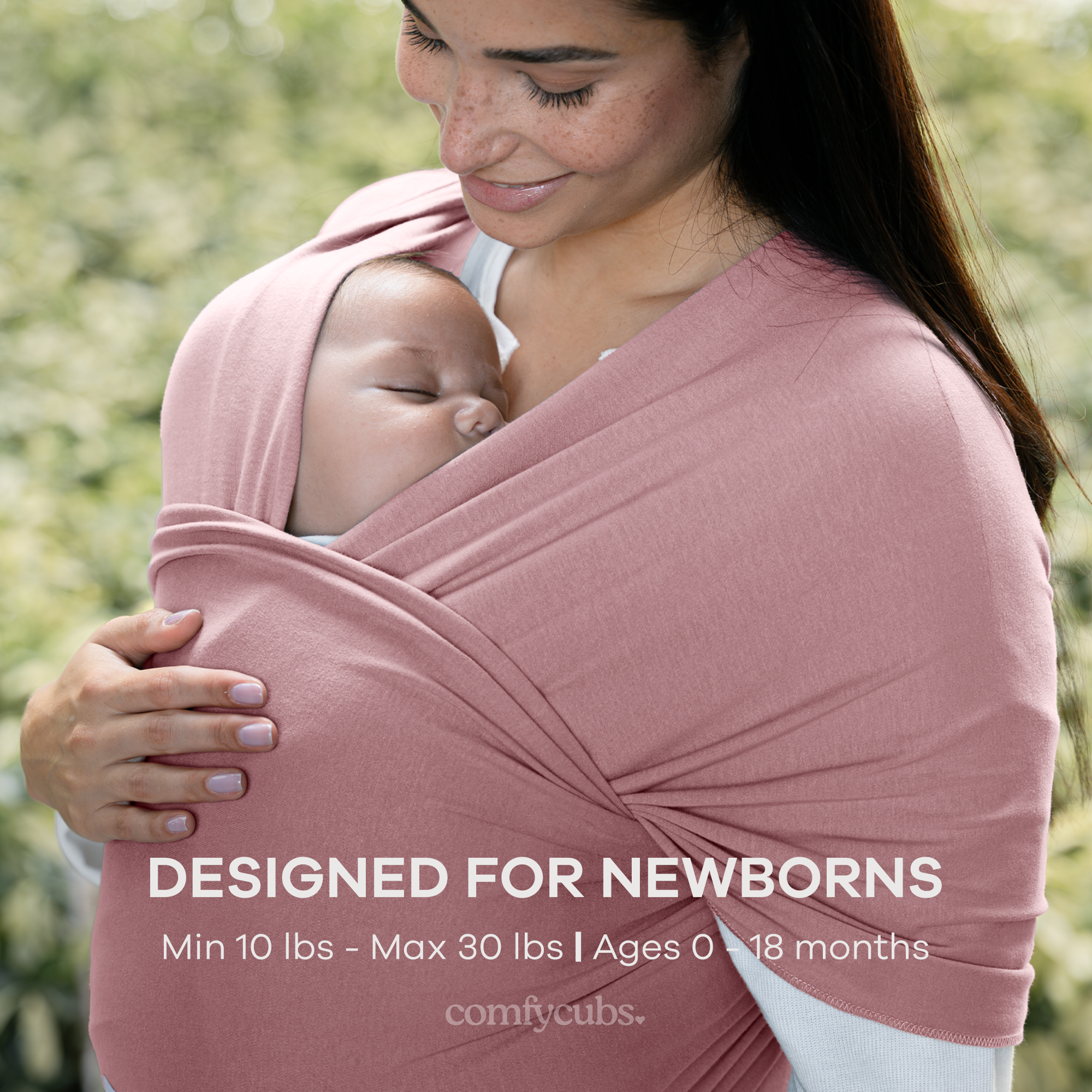 Comfy Cubs - Vente Écharpe de portage/sling pour bébé - Porte-bébé écharpe, écharpe douce et sécurisée pour nourrisson par Comfy Cubs23