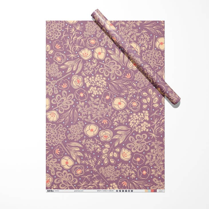 Wholesale Flower Wrapping Paper (Pink) for your store - Faire