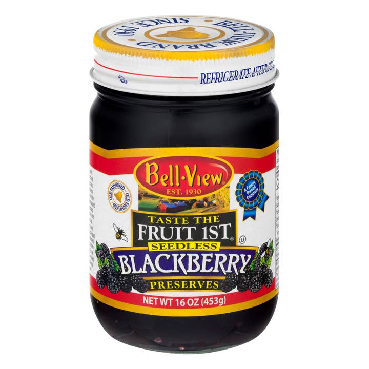 Taste the Fruit 1st Seedless Blackberry Preserves for wholesale by Bell-View Brand Foods