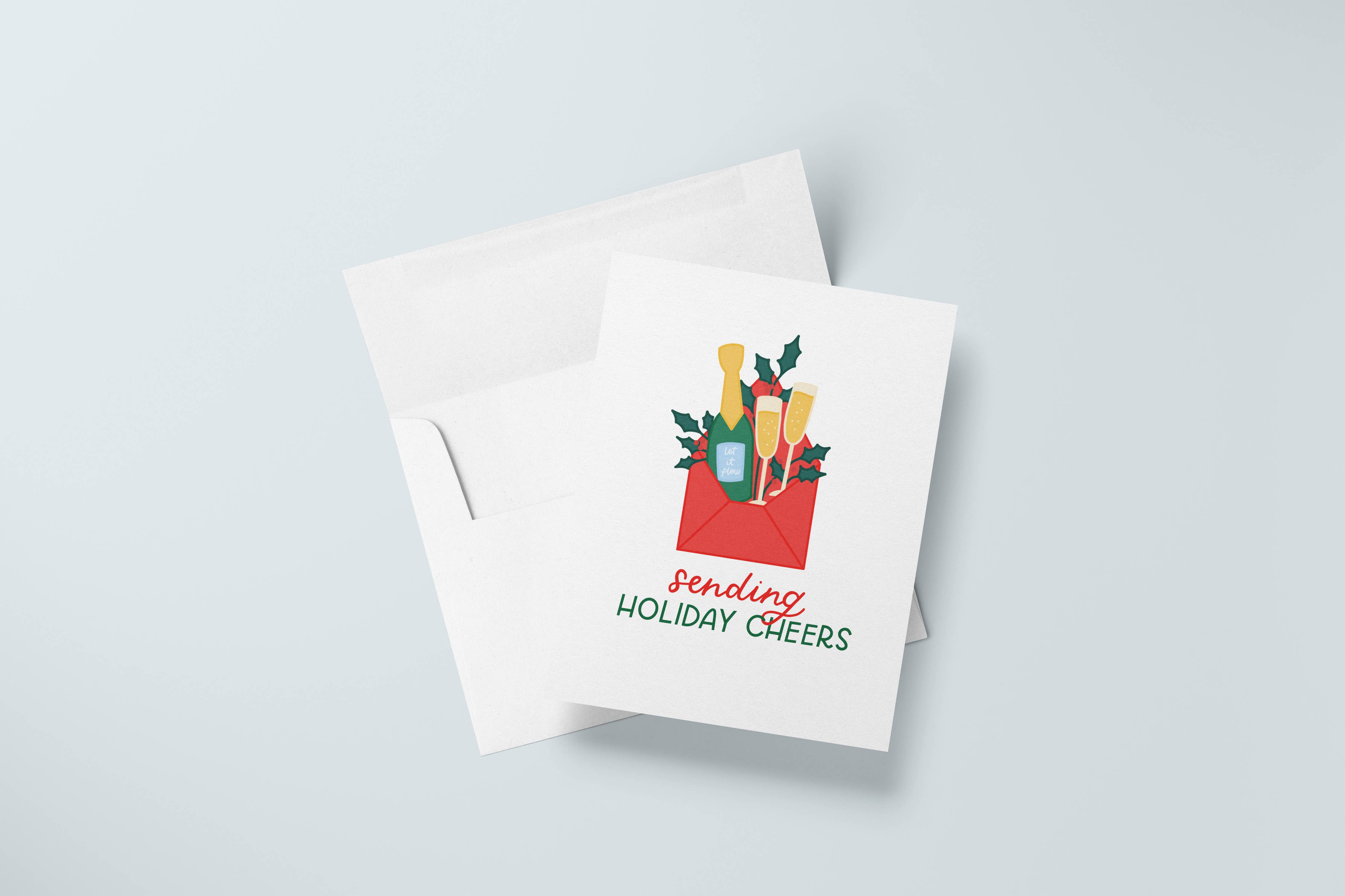 Just Follow Your Art - Wholesale Christmas Card - Sending Holiday Cheers Card | Christmas Greeting Cards2