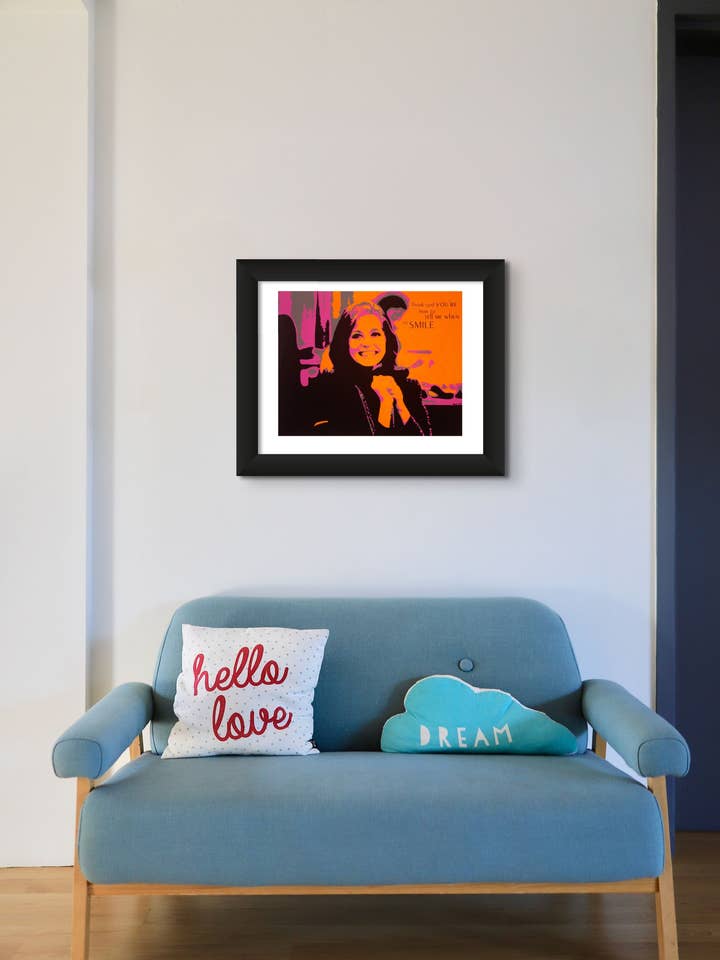 "Turn the World On" Poster Size Print for wholesale by Amanda Wirig Retro Art