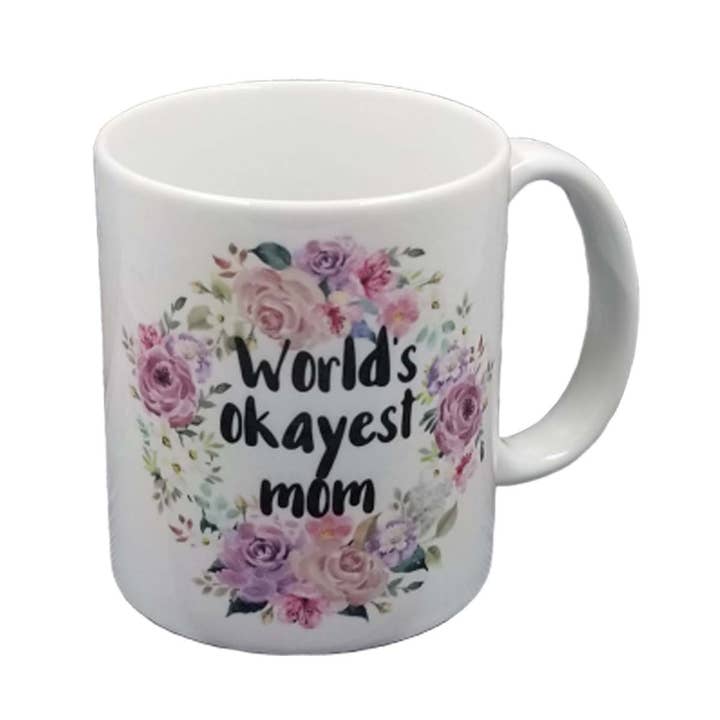 Worlds Okaest Mom Coffee Mug for wholesale by ChicalooKate