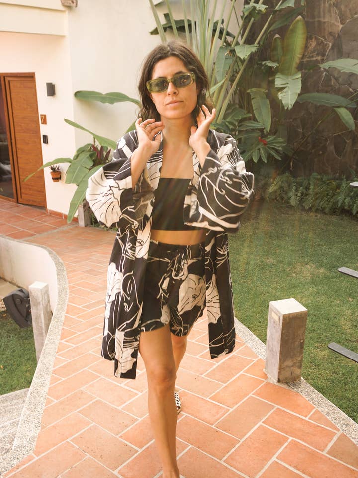 by kvp - Wholesale Robe - Women's - Ingrid Robe in Calla Lily3