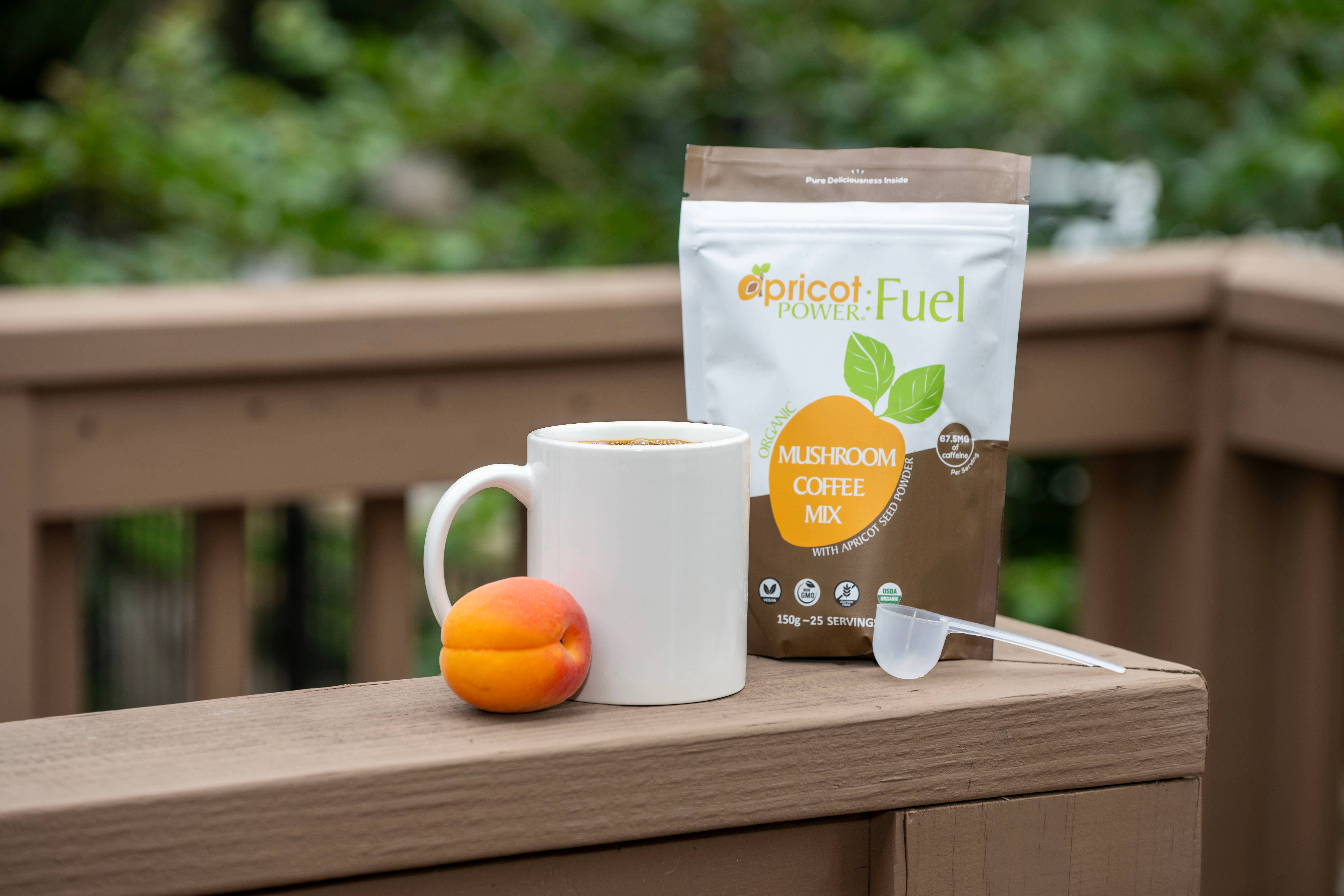 Apricot Power, Inc - Vendita all'ingrosso Proteine/superfood in polvere - AP:FUEL | Miscela di Caffè ai Funghi3