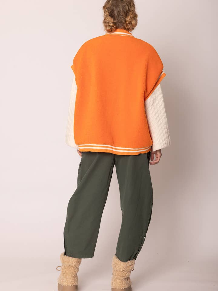 Do Everything In Love® - Wholesale Outerwear Vest - Women's - College Sherpa Vest6