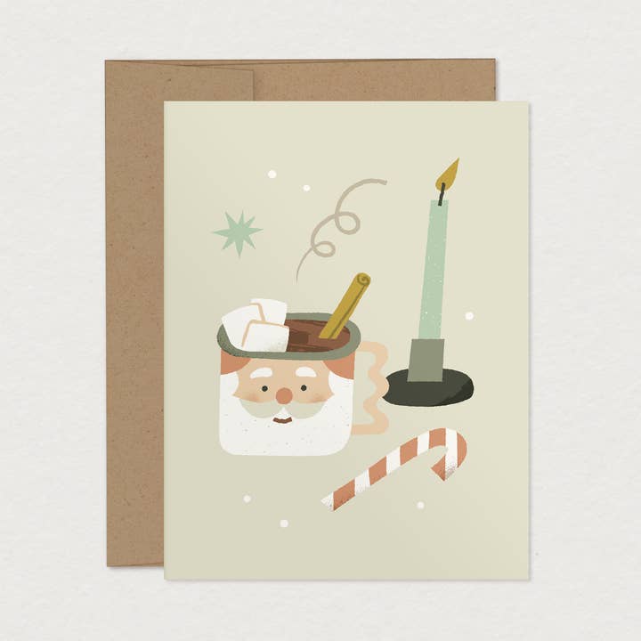 Christmas Greeting Card - Choco Cinnamon for wholesale by Mimosa Design