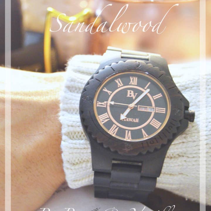 Bean & Vanilla - Wholesale Wrist watch – Men's - Meridian - Black Sandalwood9