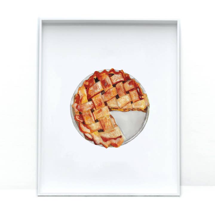 Apple Pie Print for wholesale by Happy Cooking Cards