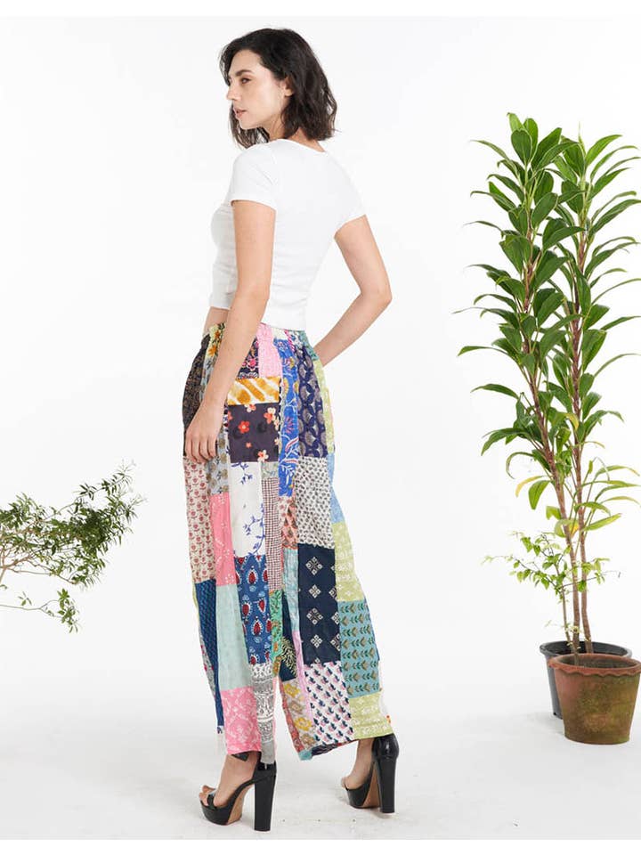 Assorted Color WOMENS CLOTHING-COTTON PANT (KT-1494) for wholesale on Faire