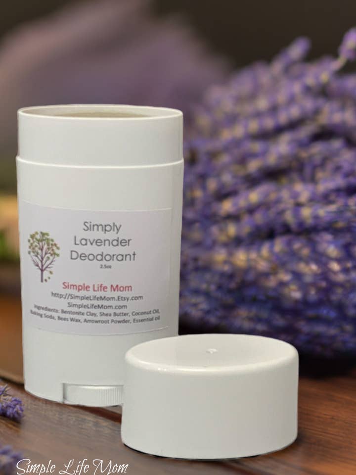 ORGANIC CLAY DEODORANT - all natural, organic deodorant with bentonite clay, essential oils for wholesale by Simple Life Mom