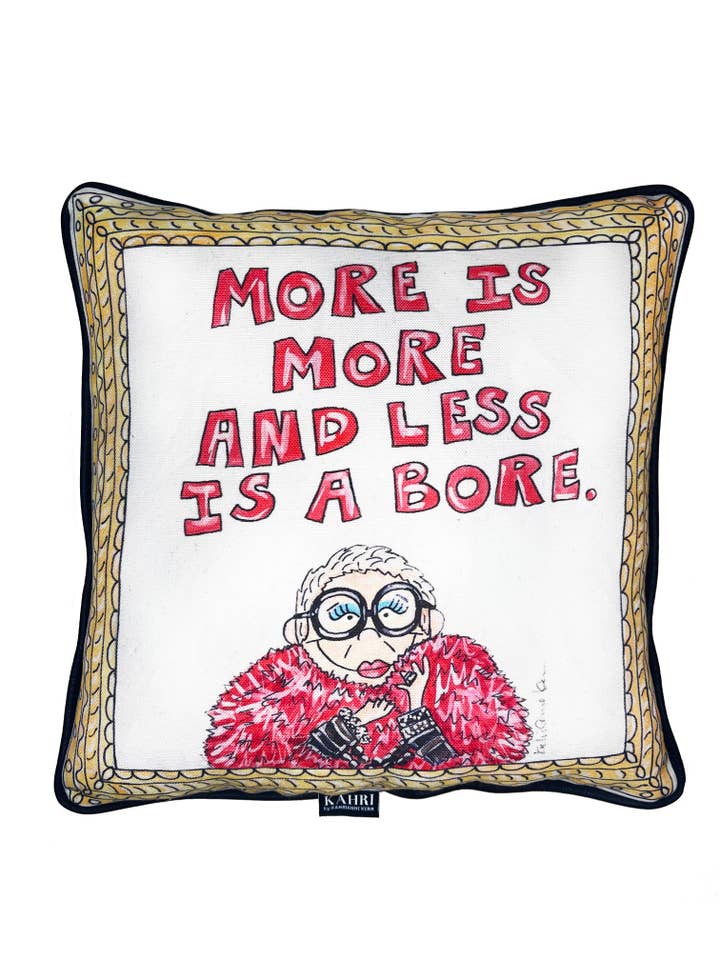 Iris Quote kussen voor wholesale door KAHRI