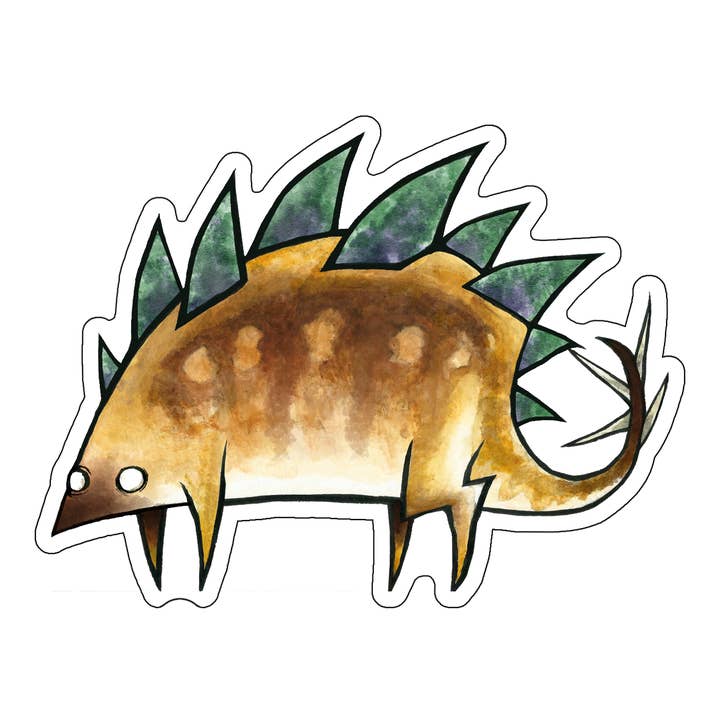 Stegosaurus Sticker for wholesale by The Spooky Dinosaur