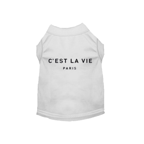 Bark Fifth Avenue - Wholesale Pet Shirt - Dog - C'est La Vie - Sleeveless Pet Shirt for Dogs3