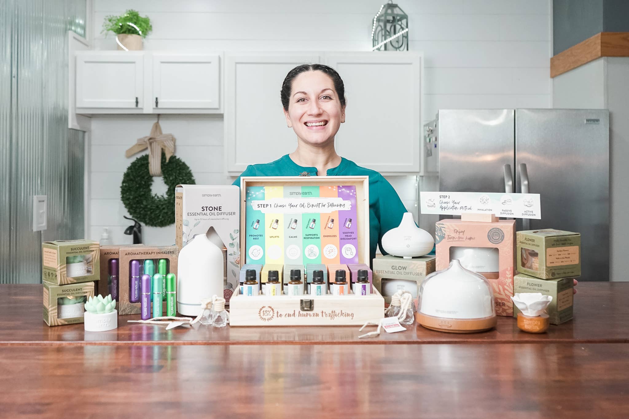 Simply Earth - Wholesale Essential Oil - Essential Oil Diffusing Kit with Multiple Diffusers2