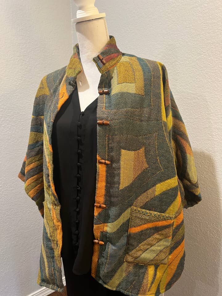 Veste Kimono ~ Citron pour la vente par In Style Scarves