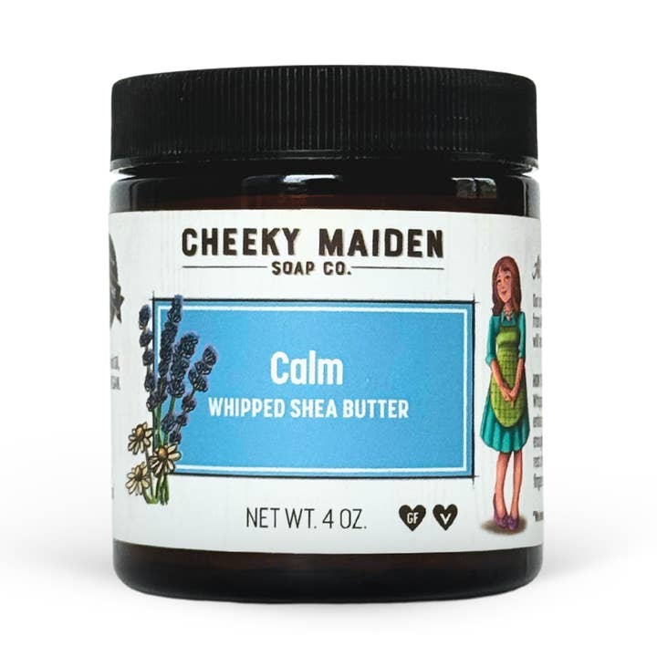 Calm Whipped Shea Butter for wholesale by Cheeky Maiden Soap Co