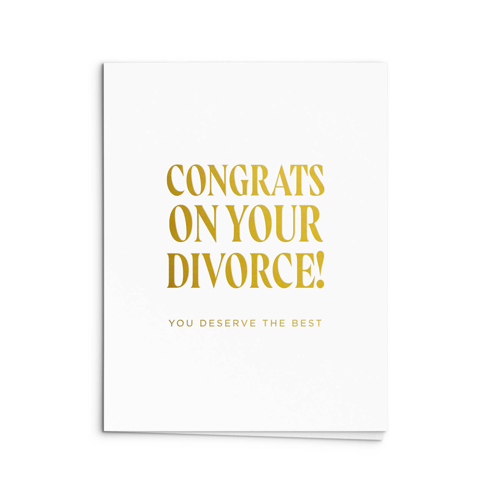Smitten on Paper - Wholesale Congratulations Card - Divorce Congrats Greeting Card1