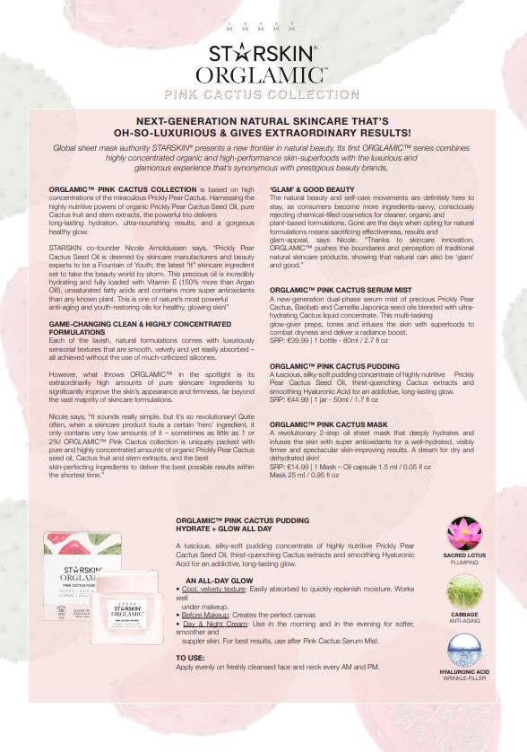 STARSKIN - Wholesale Facial Moisturizer - Pink Cactus Face Cream – 50ml4