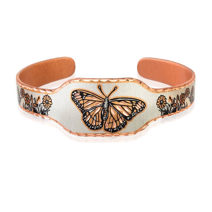 BTC 68 Butterfly Artisan Handmade Bracelets for wholesale by COPPER ARTS INC.