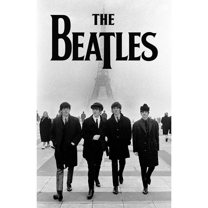 Pyramid America - Wholesale Poster - The Beatles - Eiffel Tower 11x17 Bag and Boarded Poster