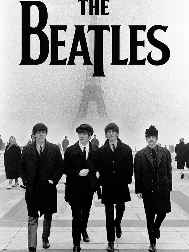 The Beatles - Eiffel Tower 11x17 Bag and Boarded Poster for wholesale by Pyramid America