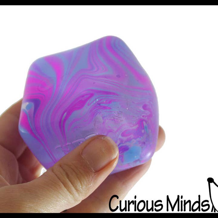 Curious Minds Toys – wholesale Squishy toy – Kids & Baby – 1 Swirl NeeDoh Nice Cube Ice Sugar Ball - Thick Glue/Gel