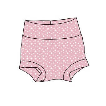 Pink Star Bummies, Star Bummy, Pantaloncini Star per la vendita all'ingrosso da parte di Remi Rae’s LLC