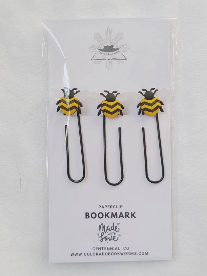 Marcadores de clip de abeja para venta al por mayor de ColoradoBookworms