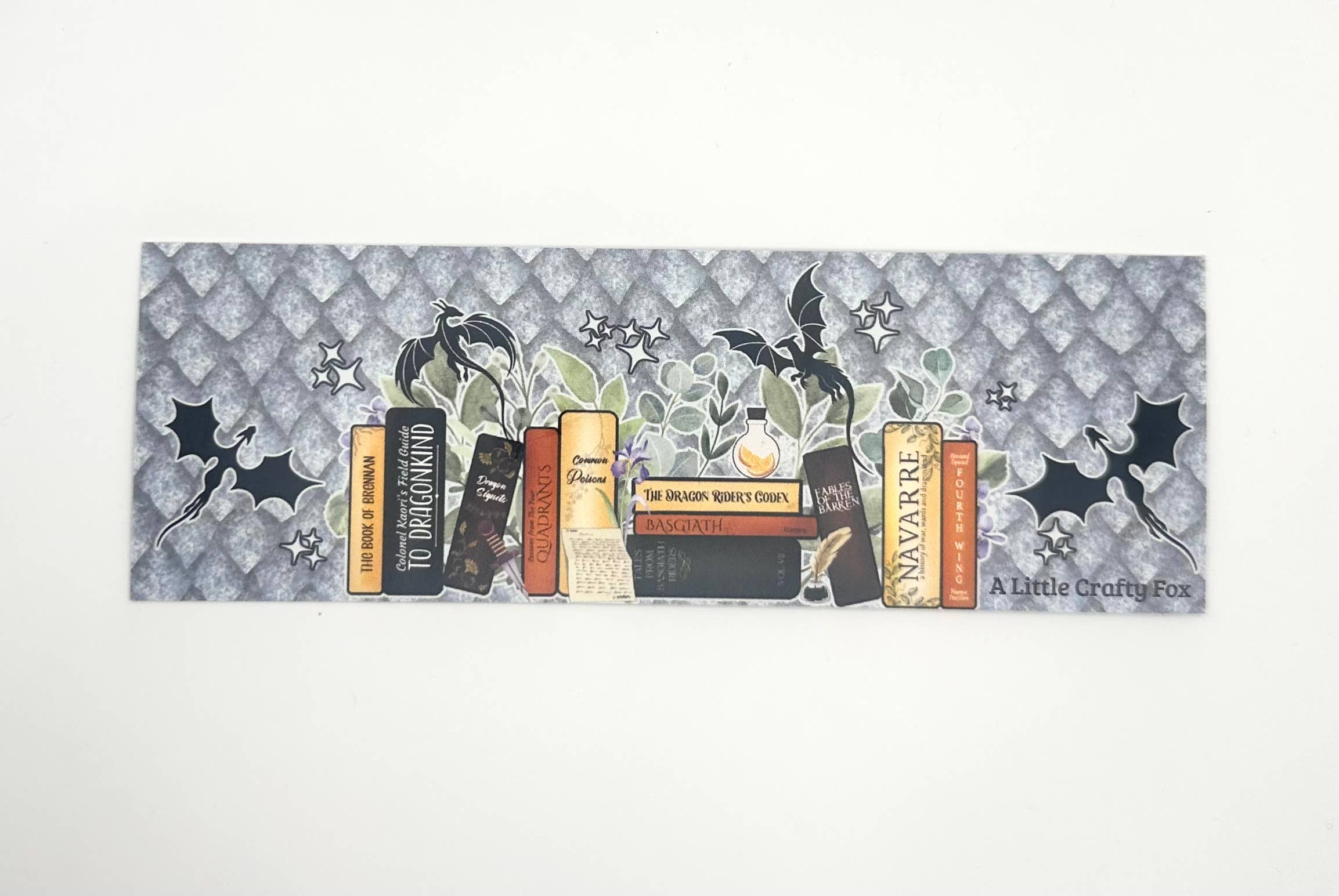 A Little Crafty Fox - Vente Marque-page - Marque-page Étagère de Cavalier de Dragon2