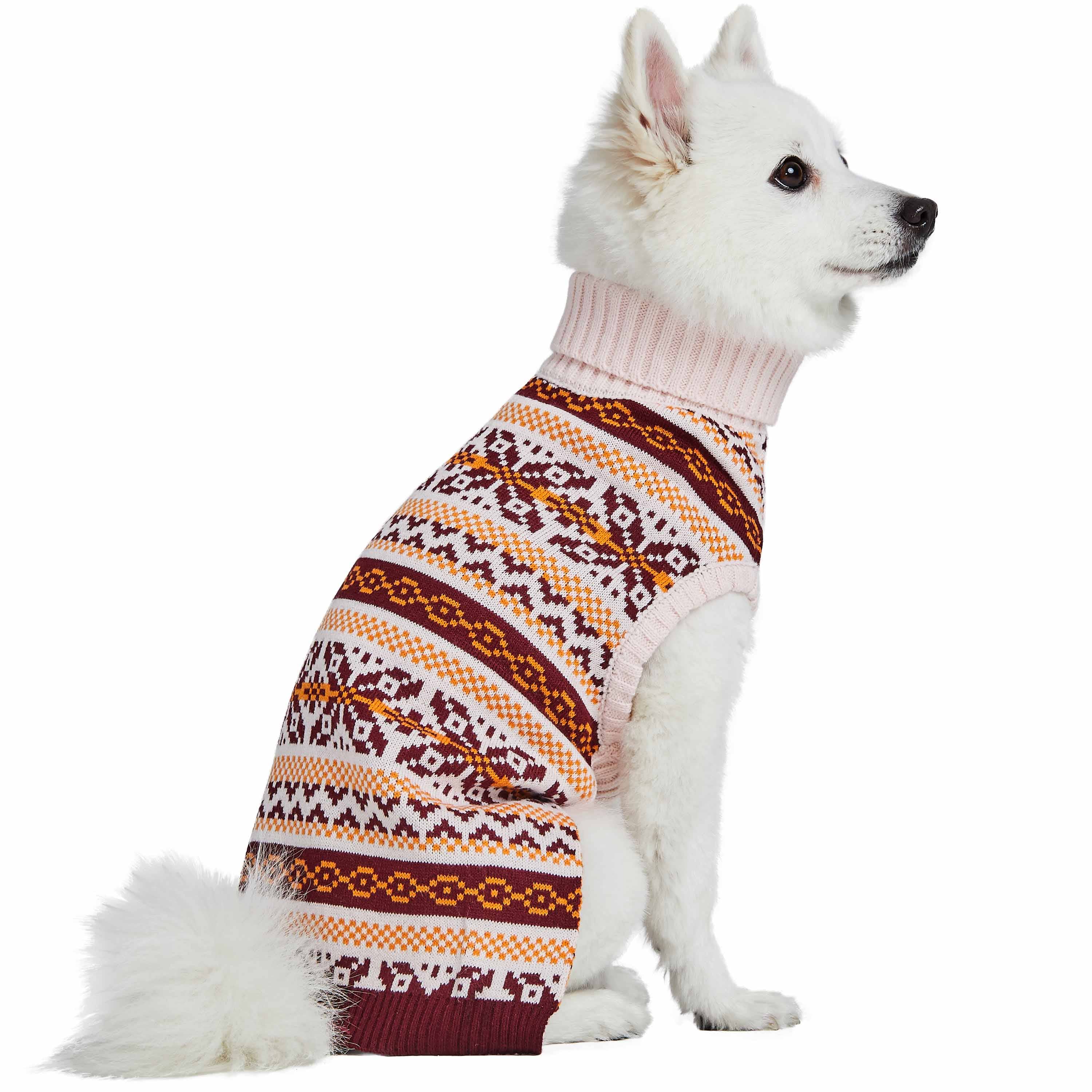 Blueberry Pet - Wholesale Hondentrui - Hond - Op maat gebreide en geverfde zachte en gezellige Fair Isle hondentrui0