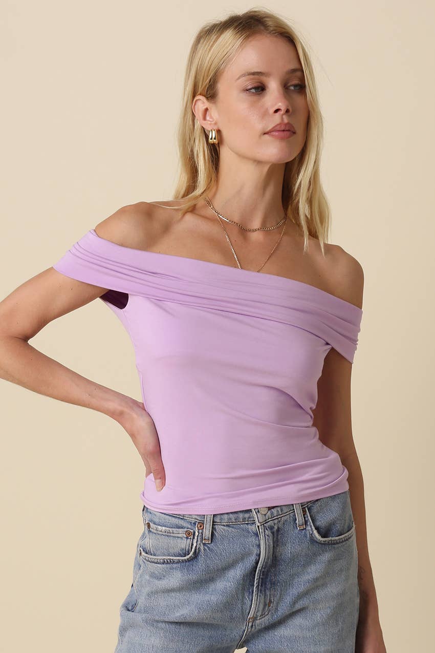 Olivaceous - Wholesale Knit Top - Women's - Leslie Off Shoulder Top8
