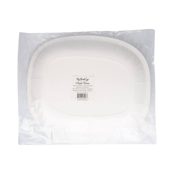 My Mind’s Eye - Wholesale Disposable Plate - GVP1241 - Trick or Treat Word Bubble Shaped Paper Plate7