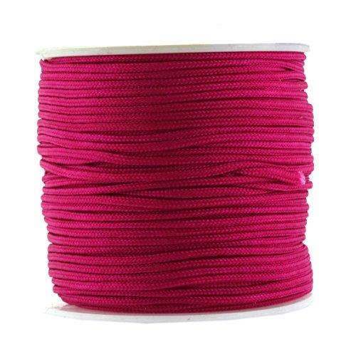 Mandala Crafts – wholesale Craft supplies – Mandala Crafts Nylon Satin Cord, Rattail Trim Thread for Chinese Knotting, Kumihimo, Beading, Macramé, Jewelry Making, Sewing26