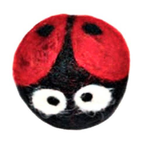 Friendsheep - Wholesale Pet Toy - Cat - Gina the Ladybug Eco Wool Pet Toys Fresheners0